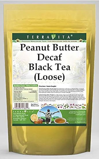 Peanut Butter Decaf Schwarz Tee (Loose) (8 oz, ZIN: 534