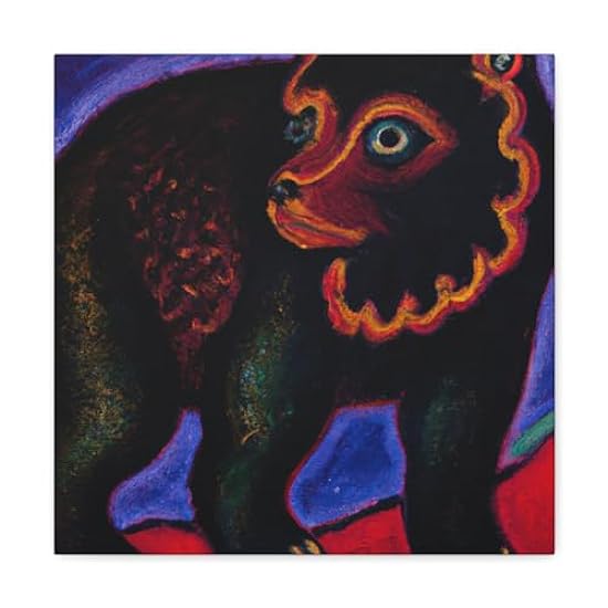Asiatic Schwarz Bear Joy - Canvas 16″ x 16″ / Premium G
