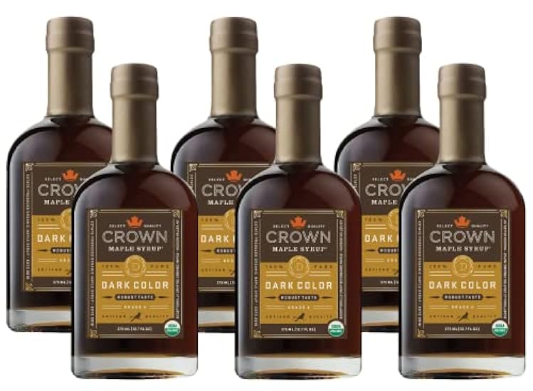 Crown Maple Dark Farbe, Robust Taste, 12.7 Fl Oz, 6-Pac