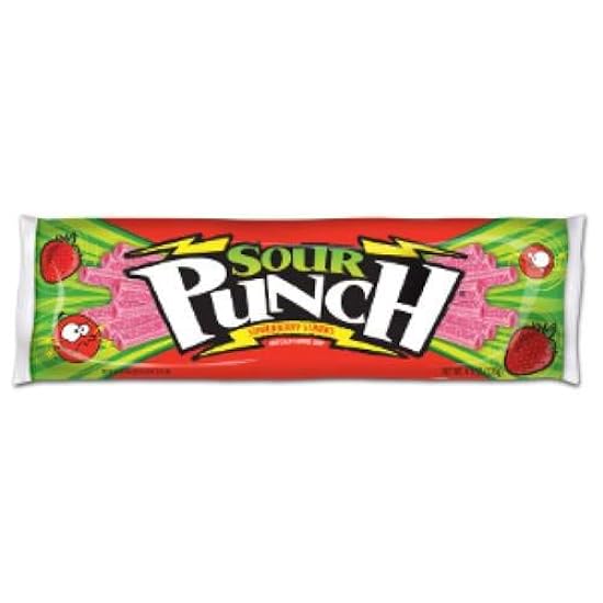American Licorice King Size Strawberry Sour Punch Straw