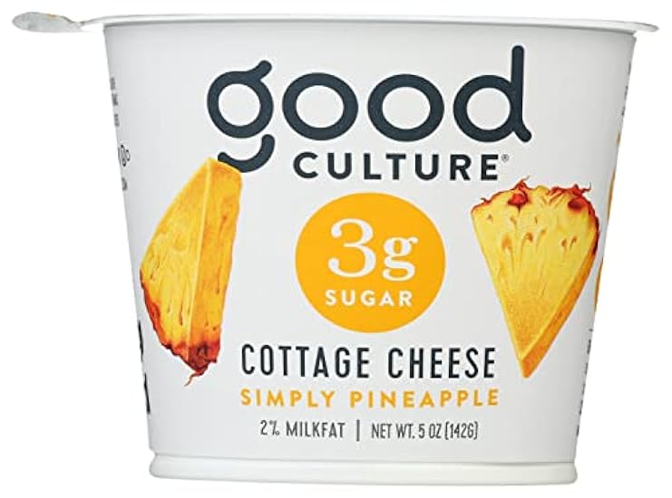 Good Culture Cottage Chse Pineapple 3G, 5 Oz (Pack Of 6