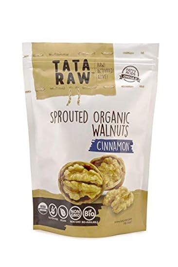 TATA RAW - Organic Sprouted Maple Walnuts - Cinnamon (1 lb) 540385988