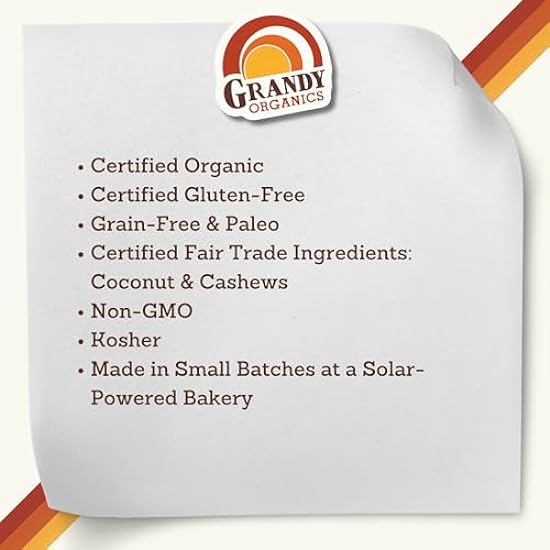 Grandy Organics Original Coconola Granola, Certified Organic Gluten Free Granola, Grain Free Granola, Original Flavor Coconola, Keto Certified and Paleo 9oz Each, Pack of 6 318371537