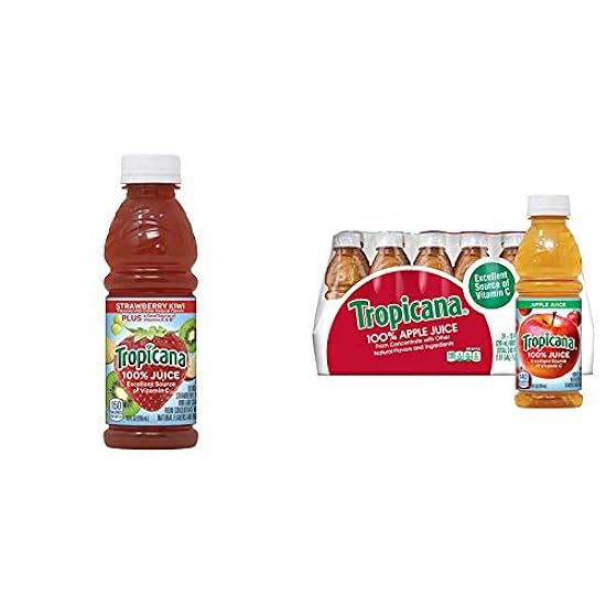 Tropicana 100% Juice Variety Pack with Strawberry Kiwi 