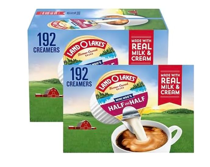Kaffee Creamer Singles Mini Moo’s Half & Half Creamer Singles, 192 Count (2 Pack) 423396244