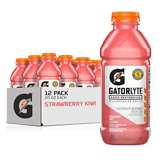 Gatorlyte Rapid Rehydration Electrolyte Beverage, Straw