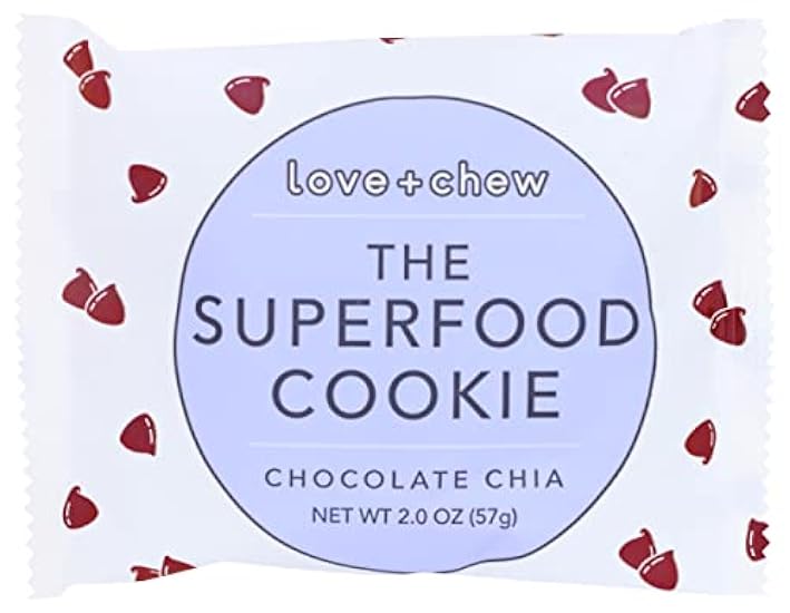 Love Chew Schokolade Chia Cookie, 2 Ounces (Pack Of 12) 297410173