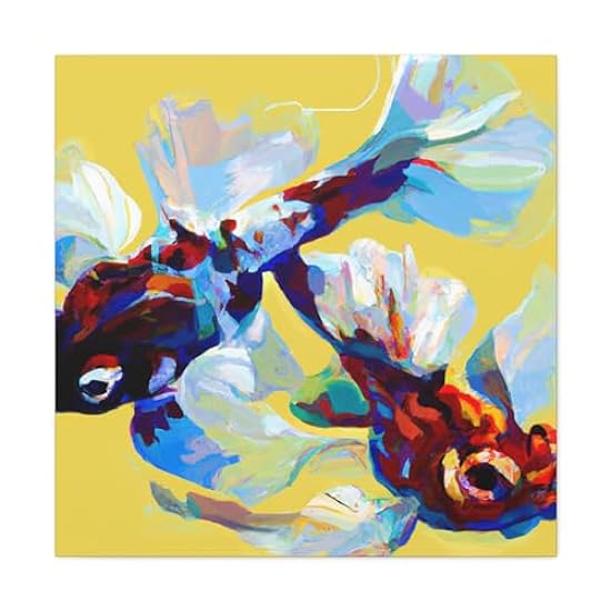 Killifish Regal Splendor - Canvas 16″ x 16″ / Premium Gallery Wraps (1.25″) 967878379