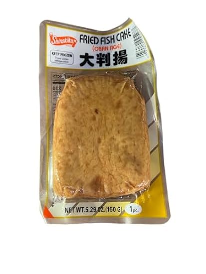 Shirakiku Fried Fish Cake Ohban Age Tempura - A Taste o