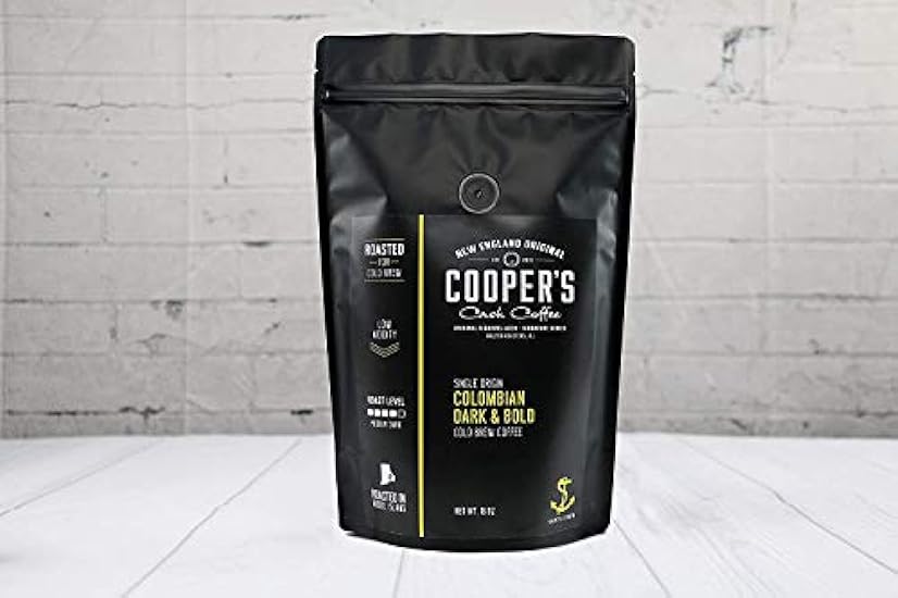 Cold Brew Kaffee Colombian Reserve Single Origin Coarsely Whole Bean Kaffee - 5 lb. Beutel - Dark Roast 777915820