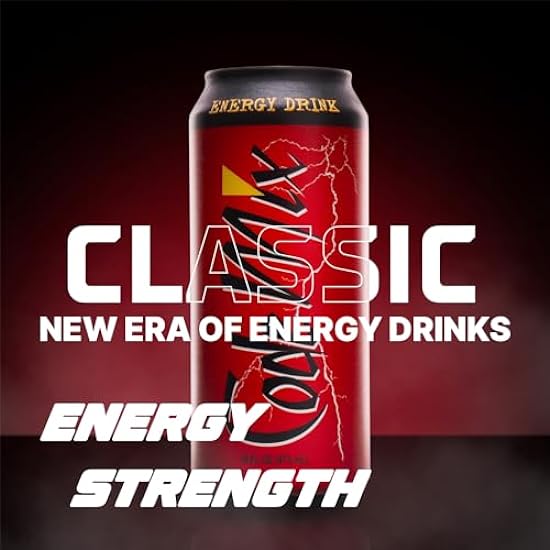 CODE MIX Classic Energy Drink | Amplified Attention, Focus and Performance | Elevate Your Energy | 135mg Caffeine | Taurine | Premium Ingredients | 12 Pack of 16 ounce Cans 201674808