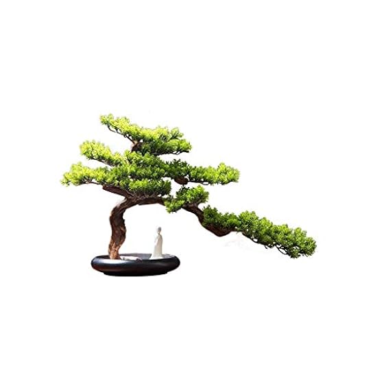 MKYOKO Artificial Bonsai Tree Welcome Pine Simulation T