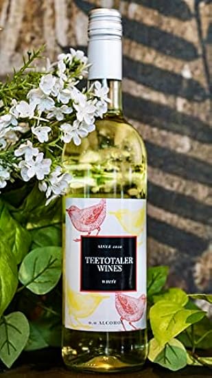 Teetotaler Non Alcoholic Weiß Wine Beverage Alcohol Free Wine Alternative (6 Bottles - 750mL) 726488337