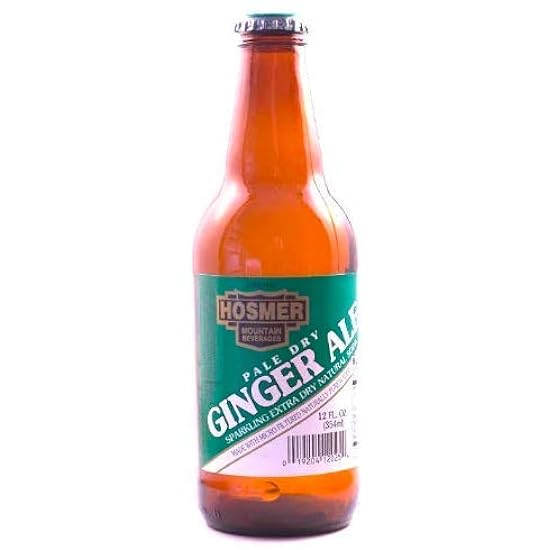 Hosmer Pale Dry Ginger Ale - 12 oz (12 Glass Bottles) 2