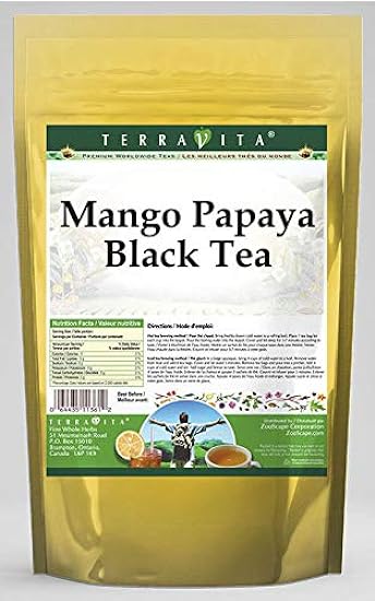 Mango Papaya Schwarz Tee (25 Teebeutel, ZIN: 540609) - 
