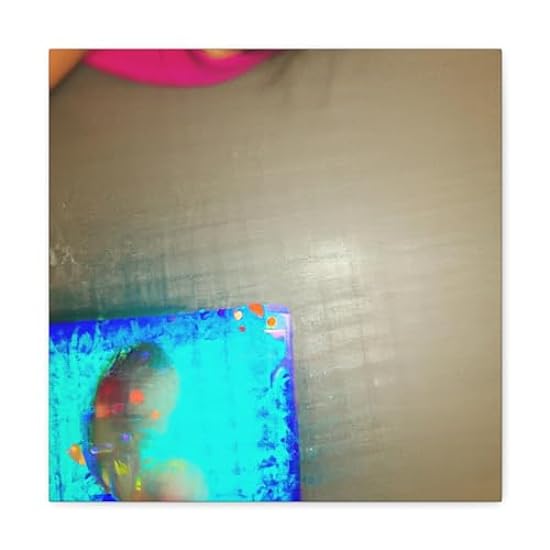 Killifish Pointillism Dream - Canvas 16″ x 16″ / Premium Gallery Wraps (1.25″) 169473724