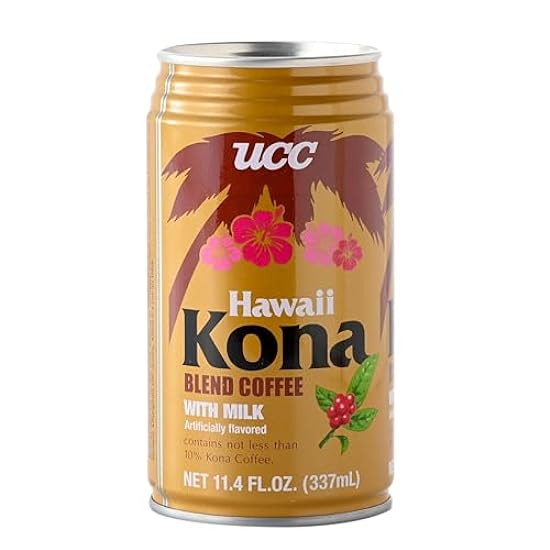 UCC Hawaii Kona Kaffee Blend With Milk, Ready To Drink 
