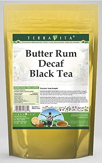 Butter Rum Decaf Schwarz Tee (50 Teebeutel, ZIN: 534116