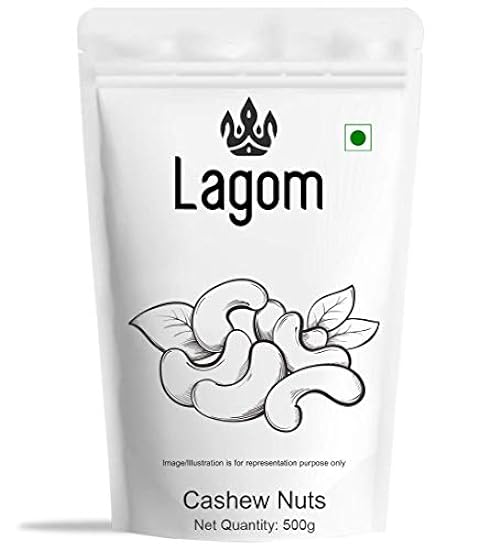 iqra Lagom Indian Cashew Nuts W320 (Kaju), 500g 5993883