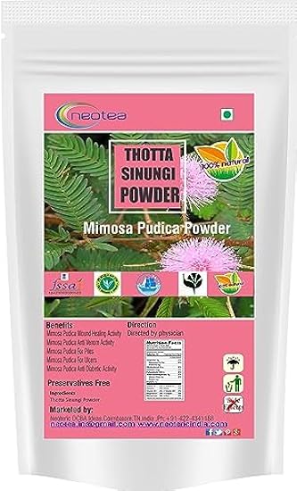 Nutranix TNA Thotta Sinungi Mimosa Pudica Powder, 50 G 