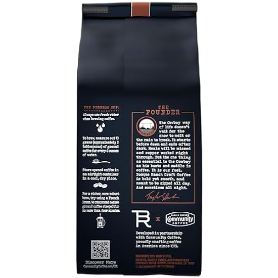 Bosque Ranch Craft Kaffee™ From Taylor Sheridan In Partnership With Community Kaffee, Dark Roast Ground Kaffee, 12 Ounce Beutel (Pack of 6) 233291482