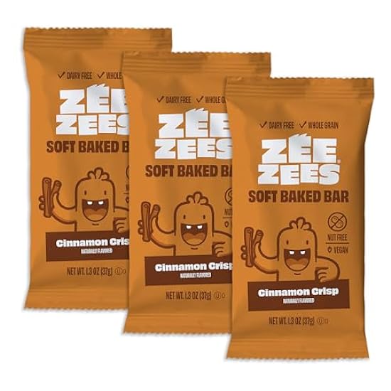 Zee Zees Cinnamon Crisp Soft Baked Snack Bars, 1.3 oz, 