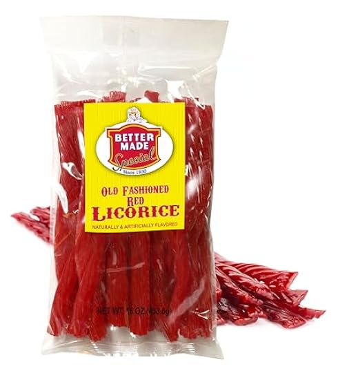 Better Made Old Fashion Licorice - Eight (8) x 16oz Bags - (Pack of 8) 726641279