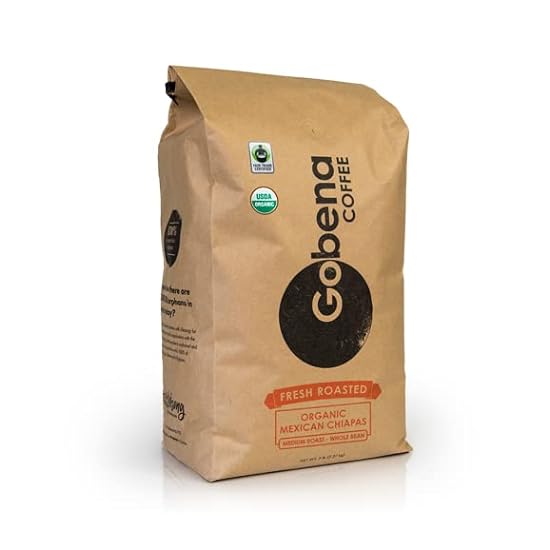 5lb Fair Trade Organic Certified Mexican Chiapas Whole Bean Kaffee Medium Roast, 100% Arabica Specialty Kaffee, 80 ounces, 5 pounds, Bulk Kaffee 663417548