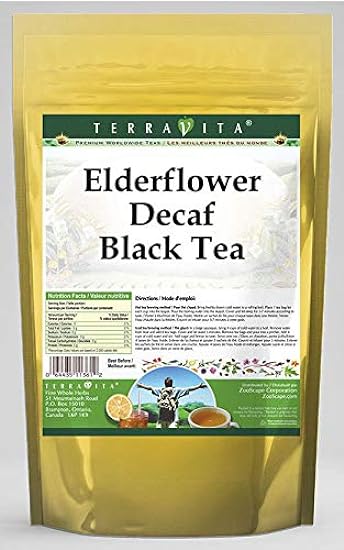 Elderflower Decaf Schwarz Tee (50 Teebeutel, ZIN: 53253
