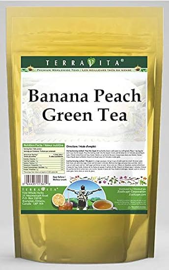 Banana Peach Grün Tee (25 Teebeutel, ZIN: 537876) - 3 P