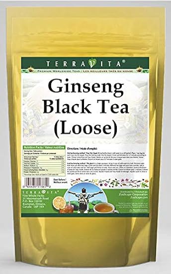 Ginseng Schwarz Tee (Loose) (8 oz, ZIN: 542772) - 3 Pac