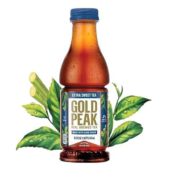 Gold Peak 18.5 Ounce 12 Pack Tee Bundled by Louisiana P