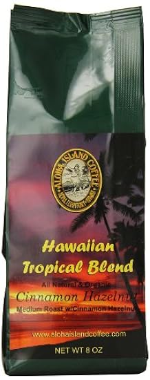 Aloha Island Kaffee Company Cinnamon Hazelnut Flavored 