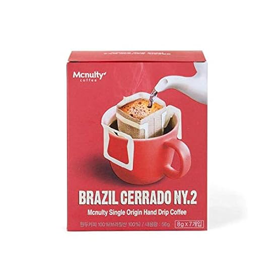 Mcnulty Hand Drip Roasted Bean 8g 7 Bags Kaffee Mix Sticks (Brazil Santa Rosa) 914486623