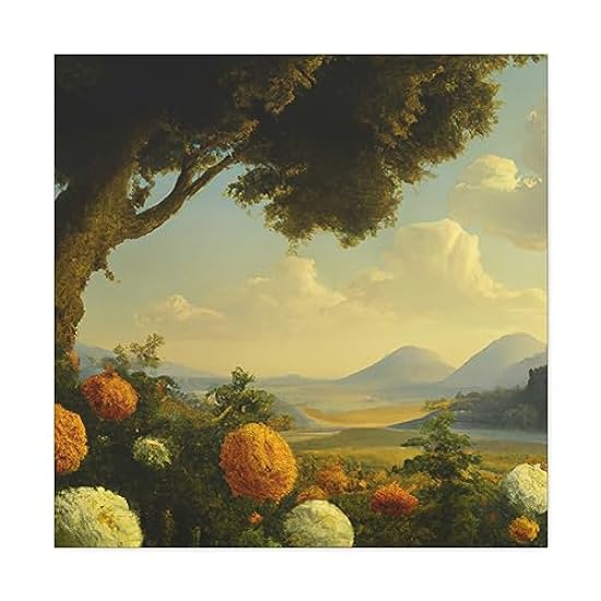 Marigold in Neoclassicism - Canvas 30″ x 30″ / Premium 