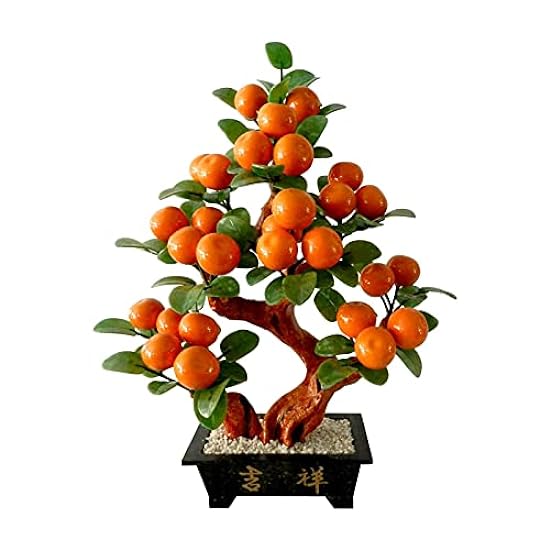 Artificial Bonsai Tree Tabletop Bonsai Tree Jade Orange