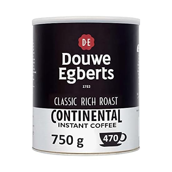 Douwe Egberts Rich Roast Continental Instant Kaffee Gra