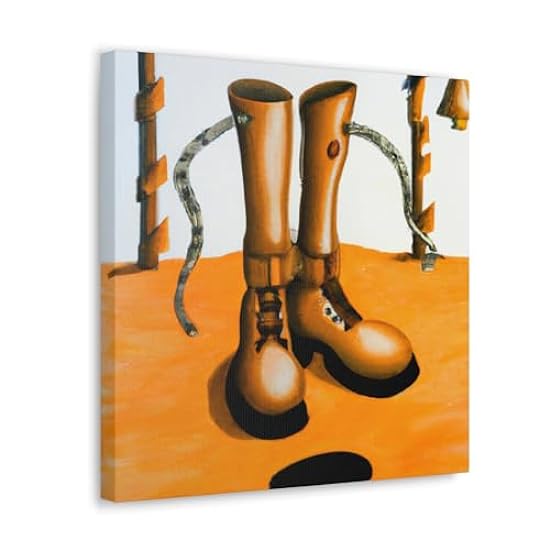 Boots on the Horizon - Canvas 36″ x 36″ / Premium Gallery Wraps (1.25″) 448795664