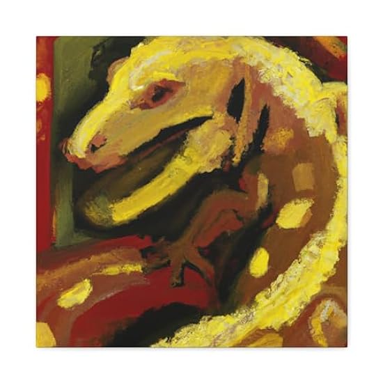 Komodo Dragon Splendor - Canvas 20″ x 20″ / Premium Gal