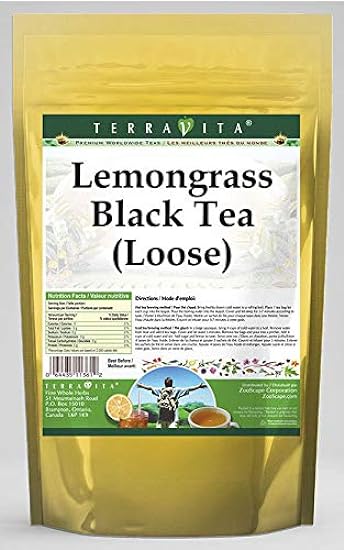 Lemongrass Schwarz Tee (Loose) (8 oz, ZIN: 534814) - 3 