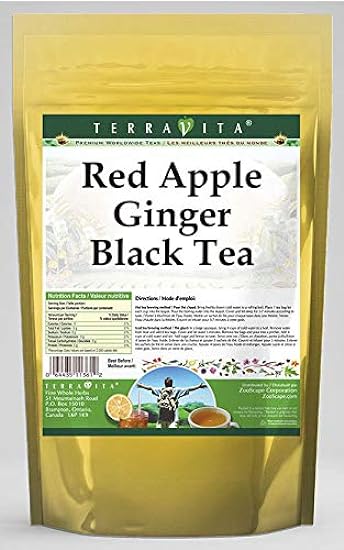 Red Apple Ginger Schwarz Tee (25 Teebeutel, ZIN: 541653) - 3 Pack 705311002