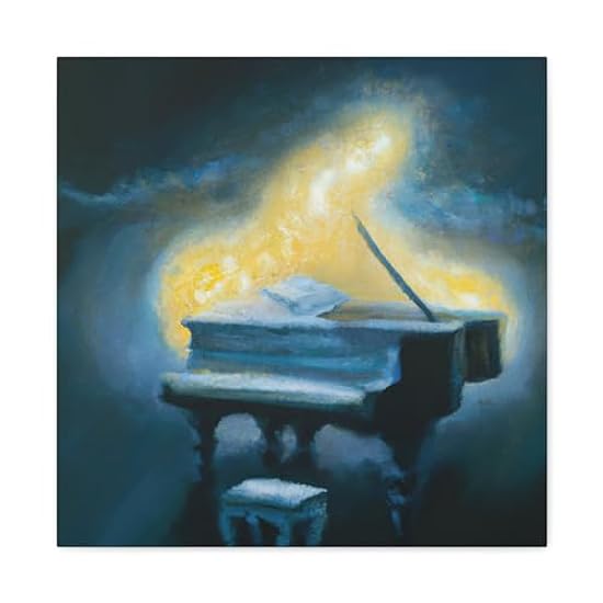 The Music of Piano - Canvas 36″ x 36″ / 1.25
