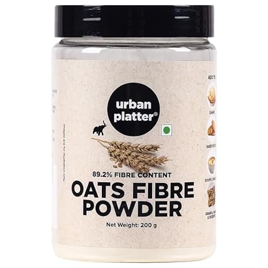 Urban Platter Oats Fiber Powder, 300g [All Natural & Gl