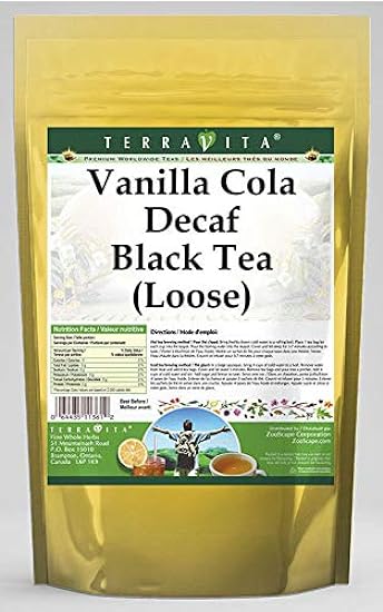 Vanilla Cola Decaf Schwarz Tee (Loose) (8 oz, ZIN: 5310