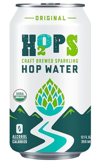 H2OPS Sparkling Hop Wasser - Original (12 Pack) - Zero 