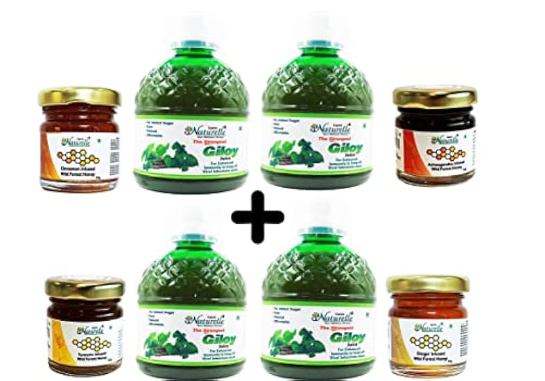 Farm Naturelle 100% Pure Herbal Giloy Juice 400Ml 2+2 F