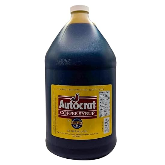 Original Autocrat Kaffee Syrup - 1 Gallon - 128 Fl Oz -