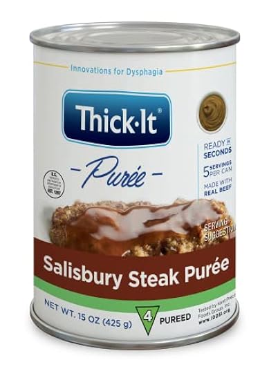 Thick-It Purees Salisbury Steak, 15 Ounce (Pack of 12) 