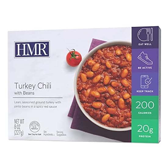HMR Turkey Chili with Beans Entrée | Pre-packaged Lunch