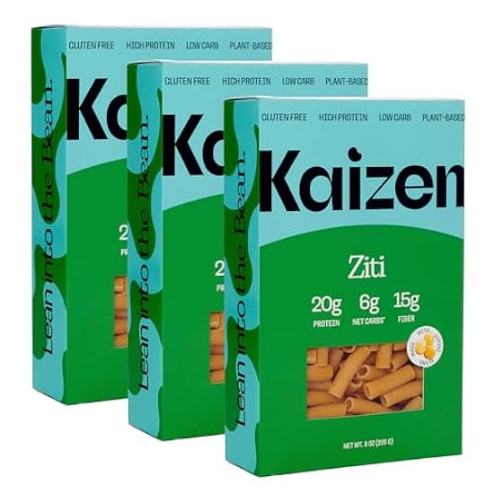 Kaizen Low Carb Keto Pasta Ziti - High Protein (20g), G
